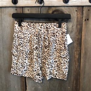 Blue Life Cassandra Shorts Animal Print Size Small